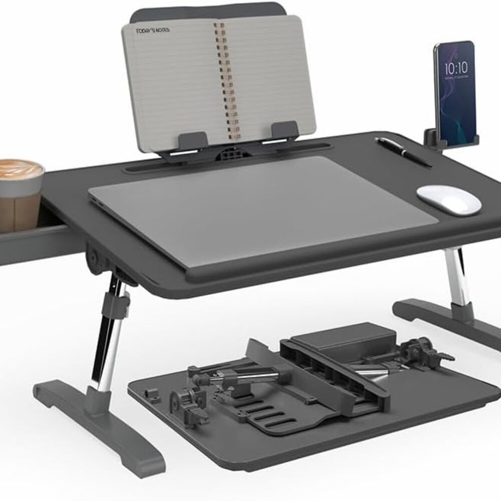 Portable Modern Workstation and Lap Desk with Adjustable Height & Tilt NEW!